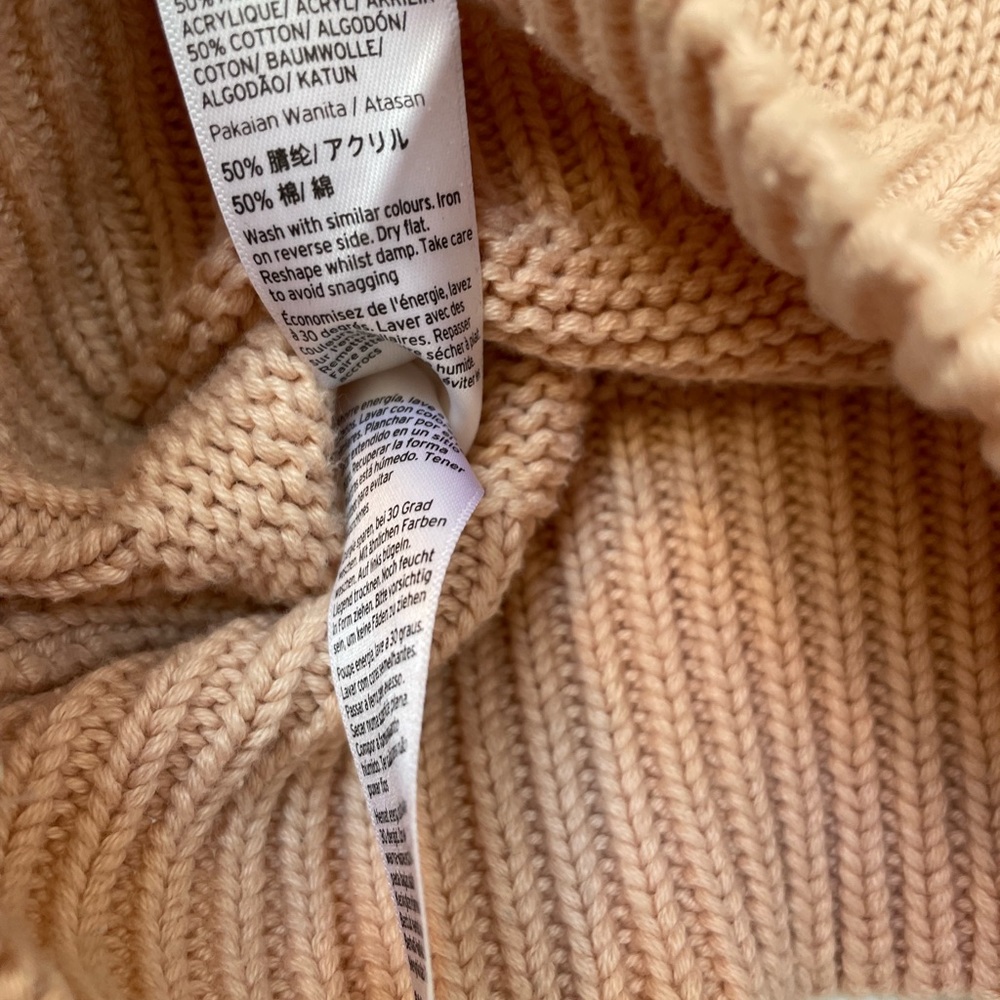 Topshop Light Pink Knit Sweater Size US 4 - Picture 4 of 8